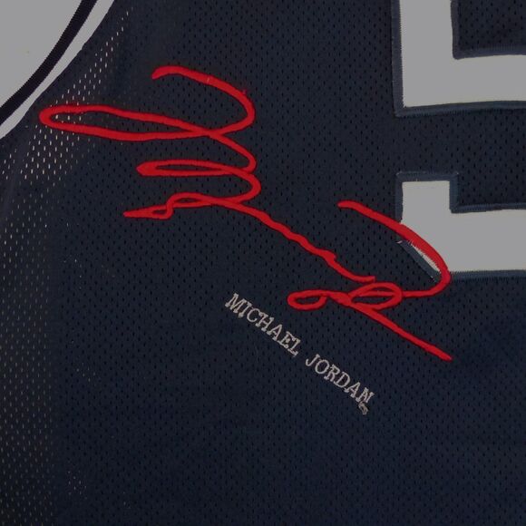 VTG NBA All Star Jersey 2XL Embroidered Autographs Jordan Kobe Lebron Magic Bird - Picture 12 of 16